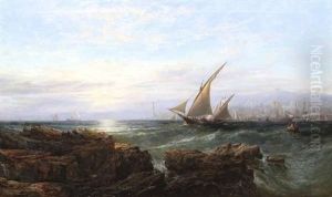 Shipping Off The Coast At Genoa