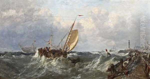 Rough Seas Off The Coast - view 1
