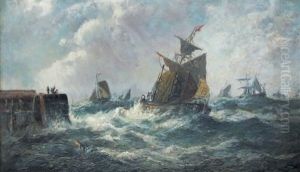 Navires Dans La Tempete