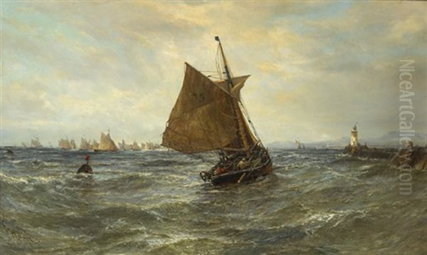Irish Trawlers In Dublin Bay - view 1