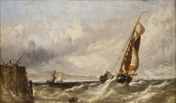 Fishing Boats Entering Howth Harbour - view 1