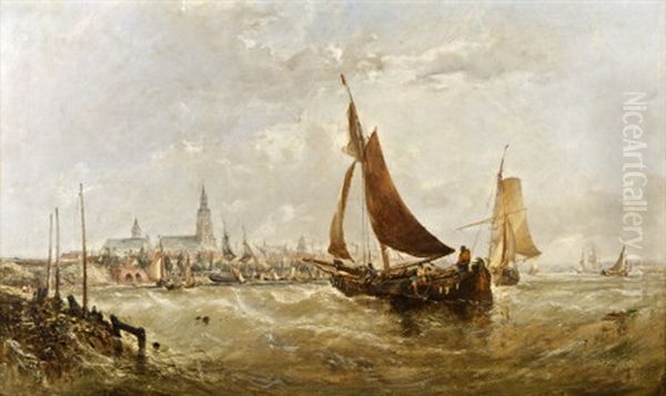 Entrance To Antwerp Harbor - view 1