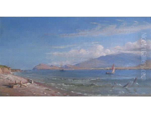 A View Across An Irish Estuary On A Sunny Day With A Hilly Landscape On The Horizon - view 1