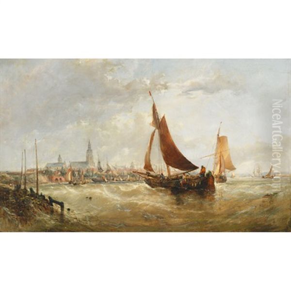 Entrance To Antwerp Harbor - view 1