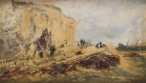 Flamboro Head, Yorkshire by Edwin Hayes