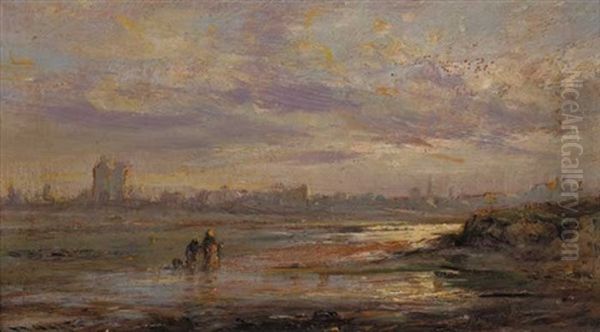 Merrion Strand Near Dublin - view 1
