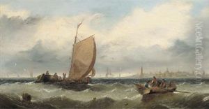 Running Inshore (+ Fishermen Hauling In Their Nets; Pair) Running Inshore (+ Fishermen Hauling In Their Nets; Pair)