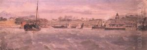 Off Kinsdale Harbour by Edwin Hayes
