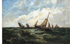 Fishing In Rough Waters by Edwin Hayes