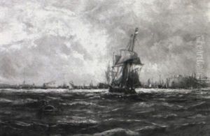 Schooner Leaving Portsmouth Harbour thumbnail