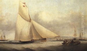 Cutter Entering Harbour by Edwin Hayes