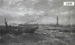 Wreck Off Yarmouth by Edwin Hayes