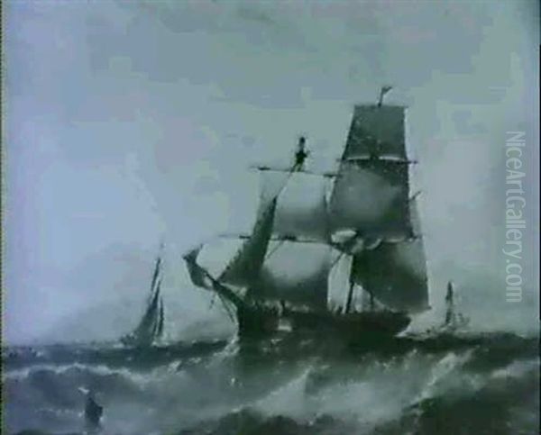 A Merchant Brig And Other Shipping - view 1