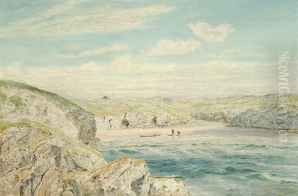 Coastal Landscape With White Cliffs, Possibly Dover - view 1