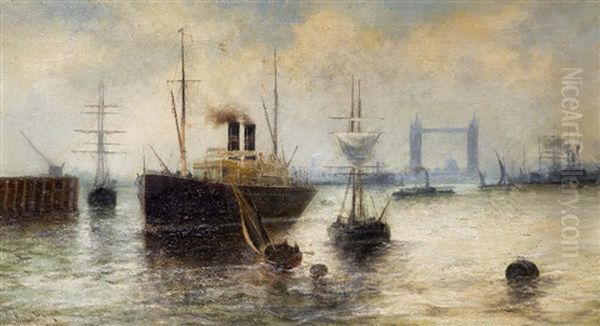 The Pool Of London, Tower Bridge And St Paul's Beyond - view 1