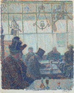 Au Cafe, 1887-88 by Louis Hayet