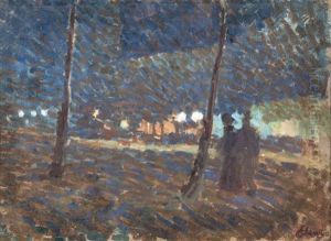 Promenade Nocturne by Louis Hayet
