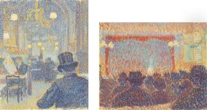 Au Cafe And Au Theatre: Two Works by Louis Hayet