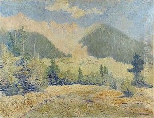 Paysage De Montagne by Louis Hayet