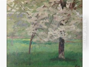 Arbres En Fleurs by Louis Hayet