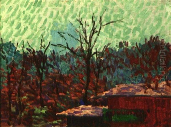 Paysage Aux Grands Arbres - view 1