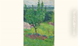 Arbres Au Printemps by Louis Hayet