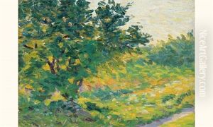Sous-bois Le Soir by Louis Hayet