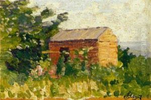 L'atelier Du Peintre A Corneilles by Louis Hayet