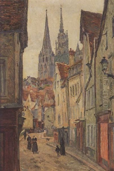 Eglise Saint-maclou A Pontoise (?) - view 1