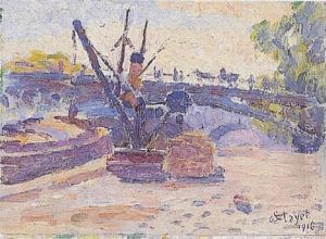 Paris, Les Peniches A Quai Paris, Les Peniches A Quai