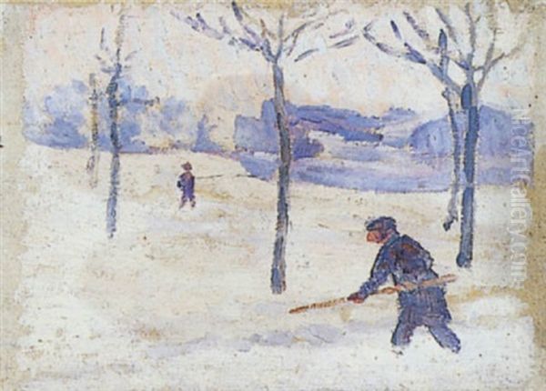 Les Cantonniers En Hiver - view 1