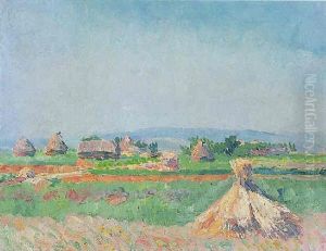 Les Moissons, Brume D'ete by Louis Hayet