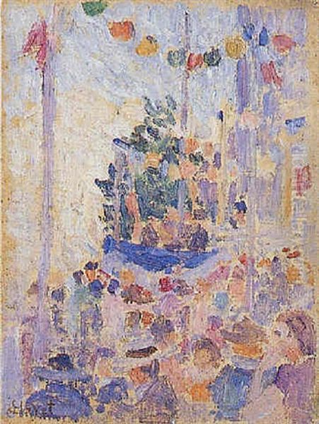 La Rue Pavoisee - view 1