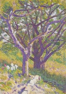 Arbres Au Printemps by Louis Hayet