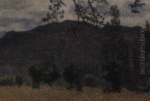 Paysage D'aix-les-bains by Louis Hayet