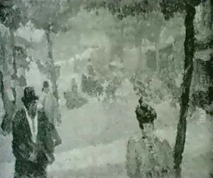 Paris: Sur Les Boulevards, Vers 1892-1896 by Louis Hayet