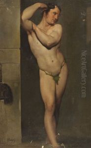 Atleta Presso Una Fontana by Francesco Hayez