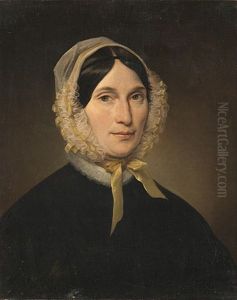 Ritratto Di Clara Valaperta by Francesco Hayez