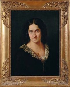 Ritratto Della Cantante Matilde Juva Branca by Francesco Hayez