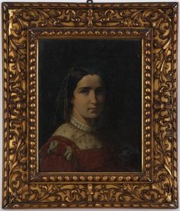 Portrait De Femme by Francesco Hayez