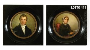 Ritratto Femminile (+ Ritratto Maschile; 2 Works)