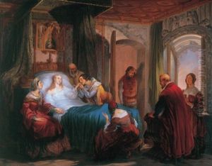 Szerelemtol Epekedve, Bice Del Balzo Ahitott Talalkozasa Ottorinoval (yearning For Love, Long Desired Encounter Of Bice Del Balzo And Ottorino)