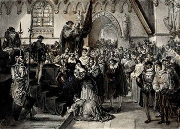 Maria Stuart Auf Dem Weg Zum Schaffot - view 1
