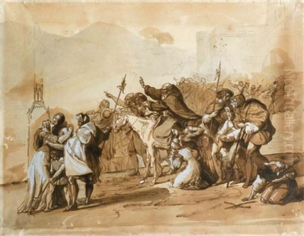 Pietro L'eremita Predica La Crociata - view 1