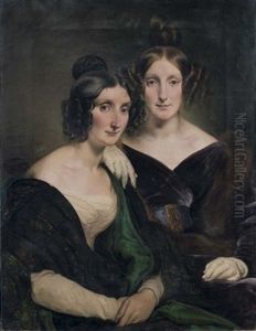 Ritratto Delle Signore Carolina Grassi E Bianca Bignami, Sorelle Gabrini
