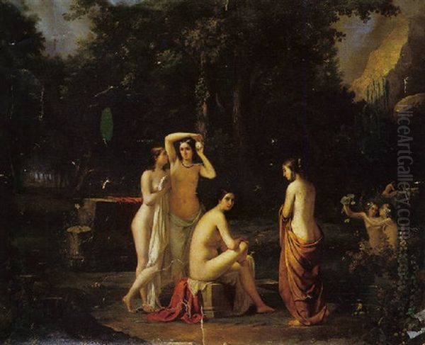 Nymphes Au Bain - view 1