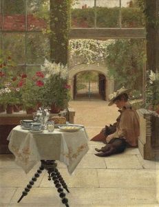 Five O'clock Tea by Edith Hayllar