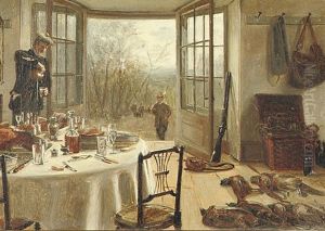 The Sportsman's Luncheon by Edith Hayllar