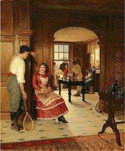 A Summer Shower by Edith Hayllar