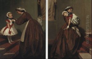 Miss Lily's Carriage Stops The Way;  Miss Lil's   Return From The Ball